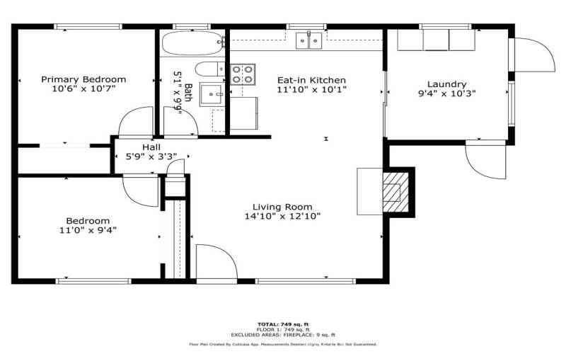 floor plan of 390