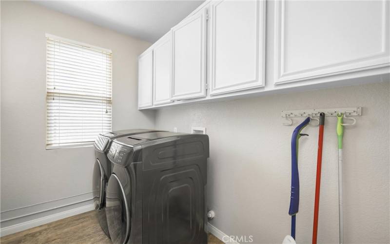 Separate laundry room