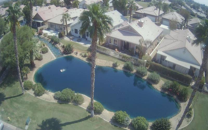 Elevated View of Pond