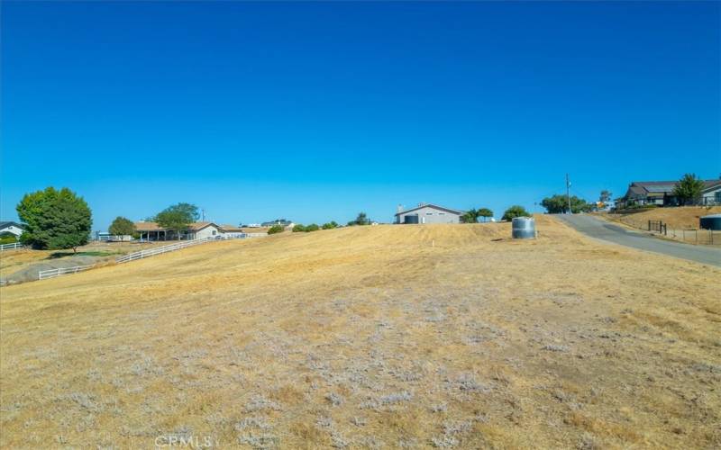 Acreage facing home