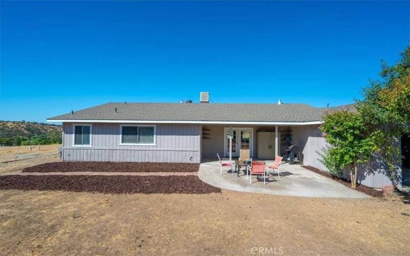 Rear of home with patio