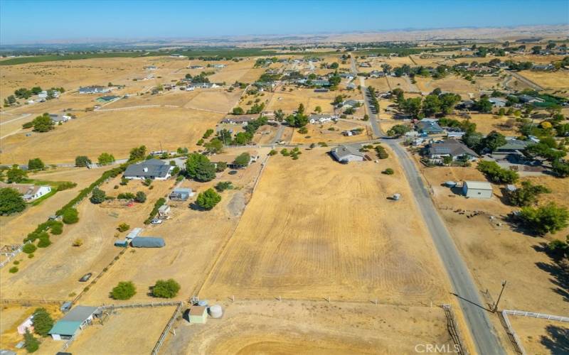 Aerial facing north