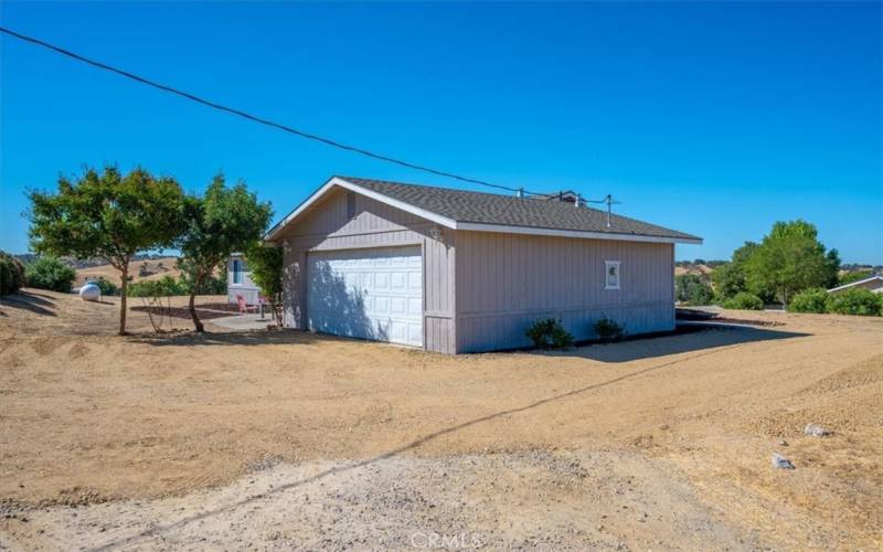 Garage rear view