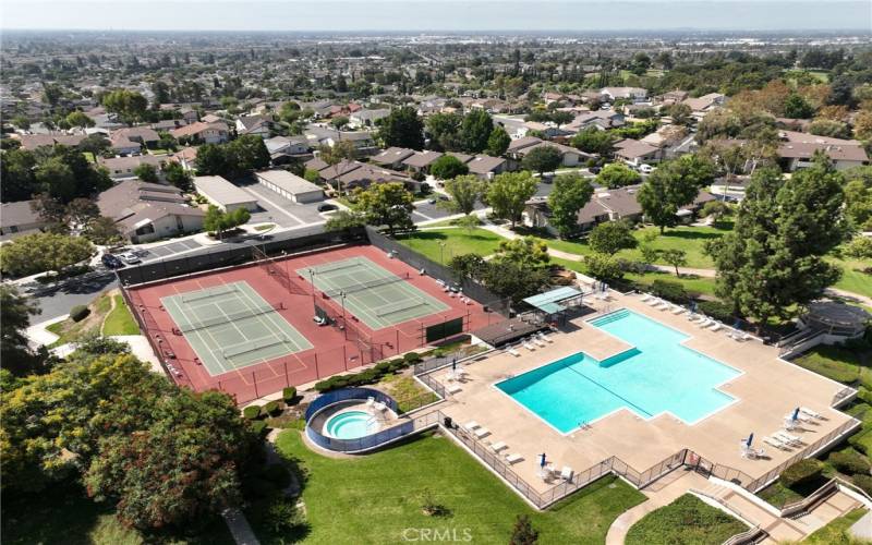 HOA Amenities include 2 Community  Pool areas and lots of recreation or organization opportunities.. Tennis Anyone?