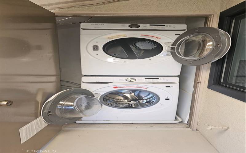 Washer & Dryer Hook-ups for full size stackable (this one is not included but could be negotiable?)