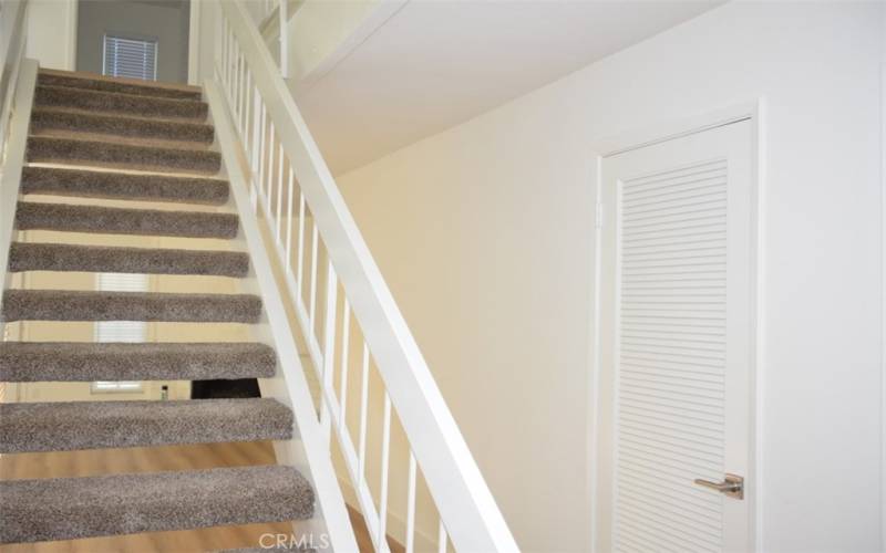 Stairway to second story  bedrooms