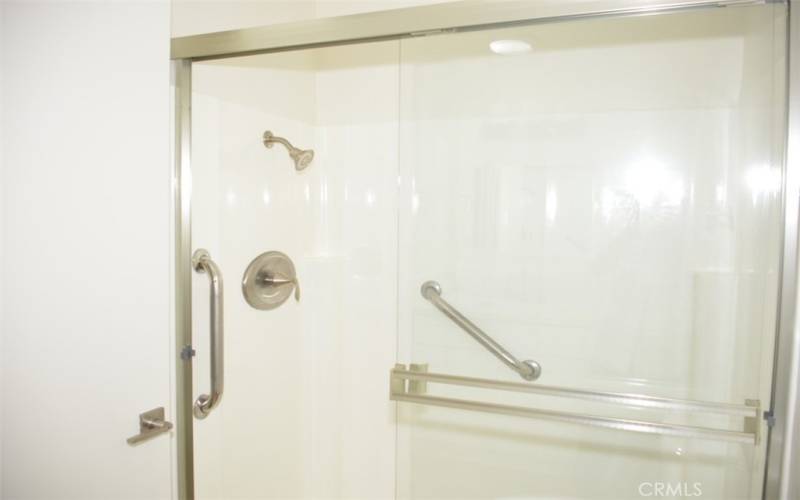 Master shower with all new hardware  enclosure.