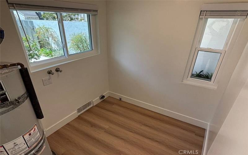 Downstairs utility room - room for your washer/dryer