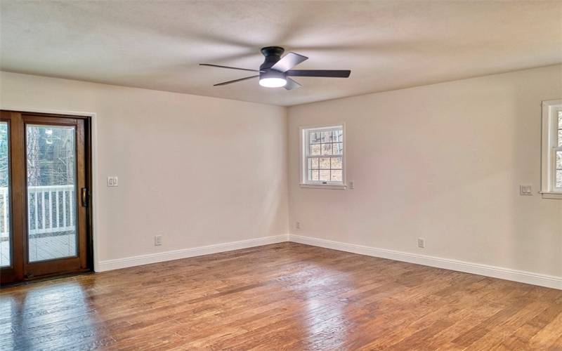 Main Level Master Bedroom