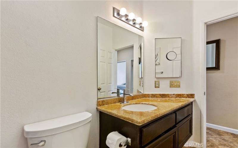 Bathroom w/ Granite Countertop