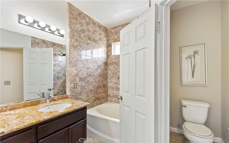 Primary Bath w/ Granite Countertop