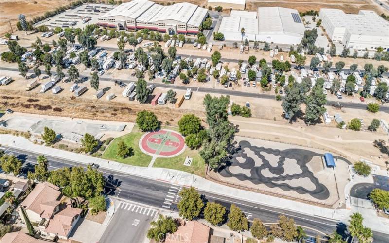 Serinity Park- Bike track and Basketball