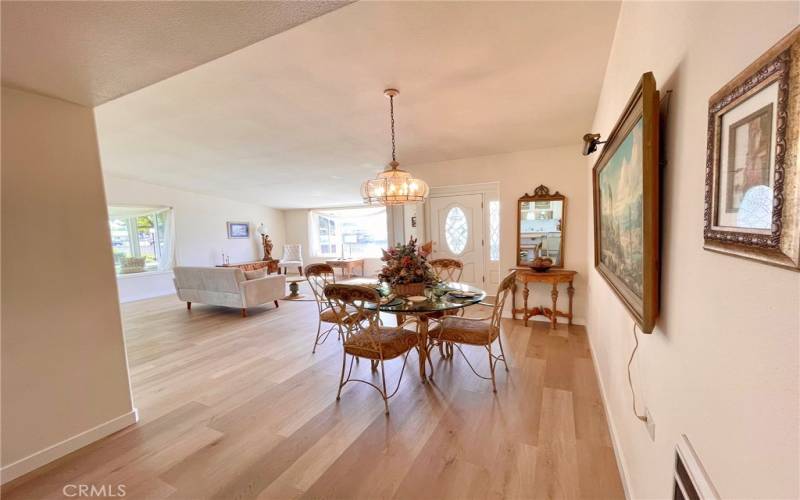 Looking from kitchen towards front door