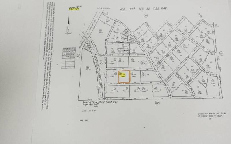 Plot map