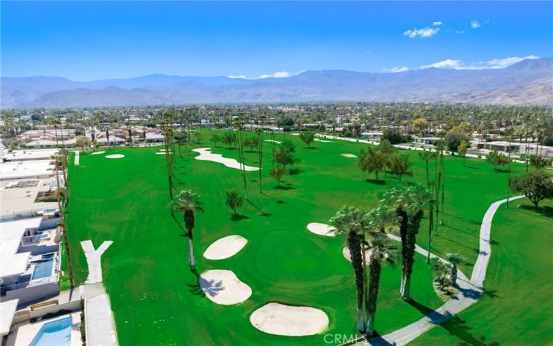 Aerial View looking south on 7th Fairway of Shadow Mountain Golf Course