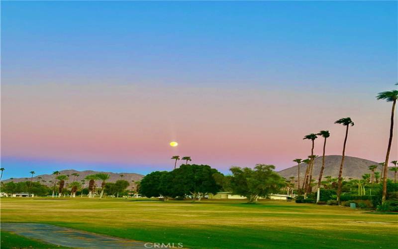 Full Moon over Shadow Mountain Golf Course