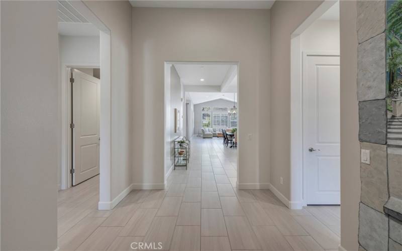 Hallway as you enter the home