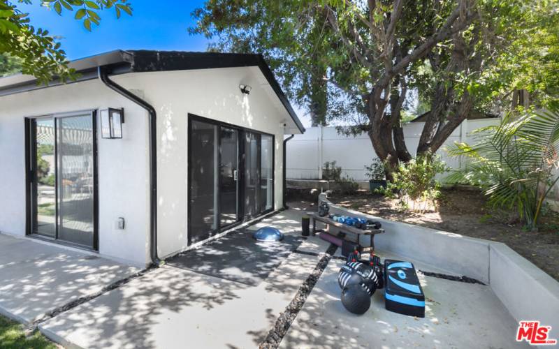 Backyard Patio off Primary