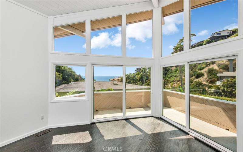 Ocean view living room