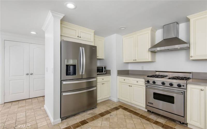 Kitchen with Viking Appliances - Located on the first level with access to the garage