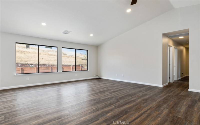 High ceilings just bounce off all the natural lighting that floods this home.