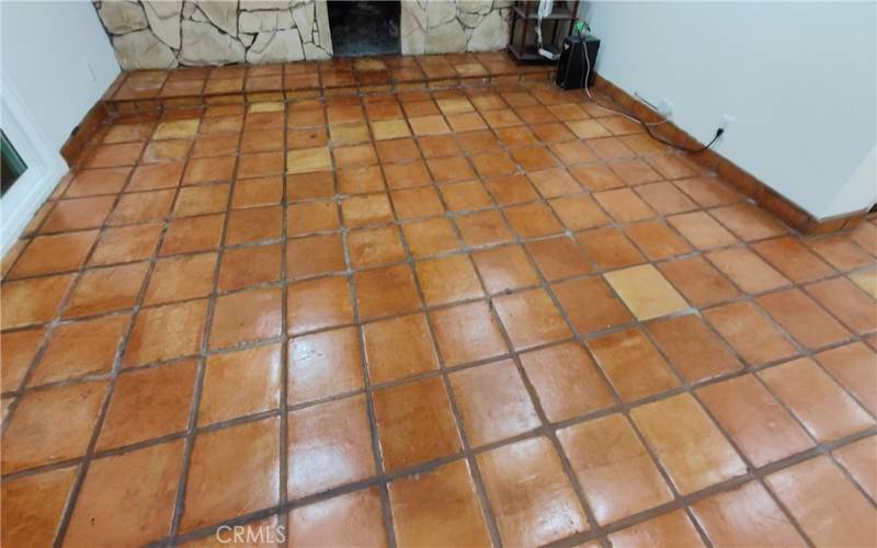 RECONDITIONED SPANISH TILE FLOORING.