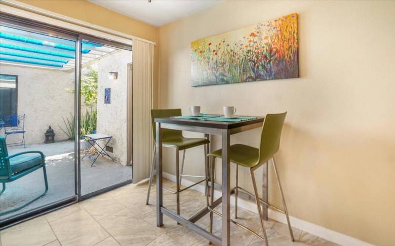 Breakfast Nook in Kitchen