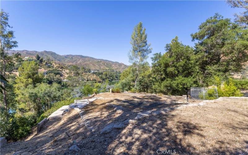 Top of lot looking towards lake