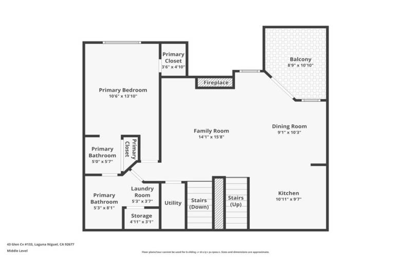 Main level Dimensions