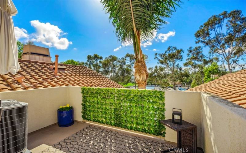 2nd private patio just outside of 2nd bedroom