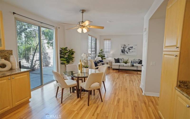 Dining Nook, Wood-Like Floors