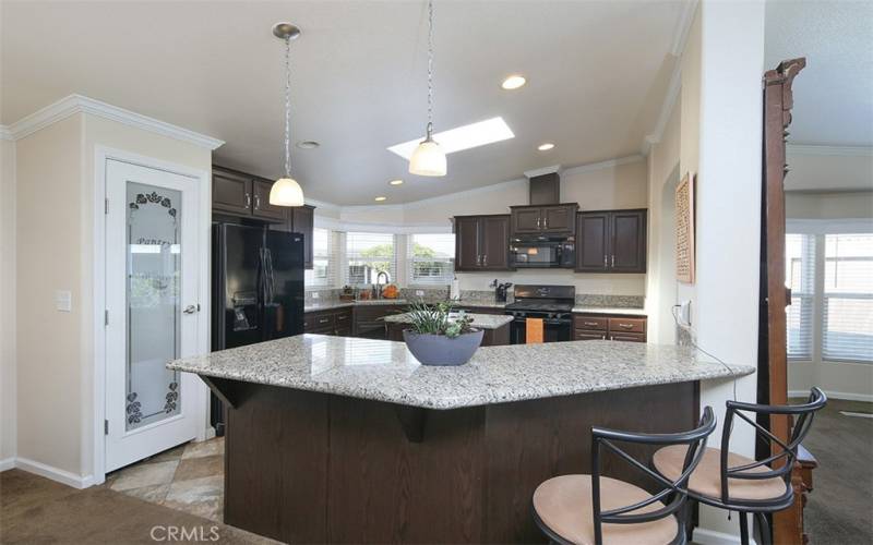 So much counter space!  Plus large pantry and many cabinets