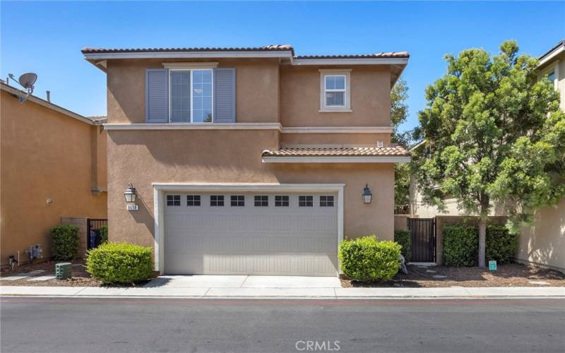 2 car attached garage with interior door access to the inside