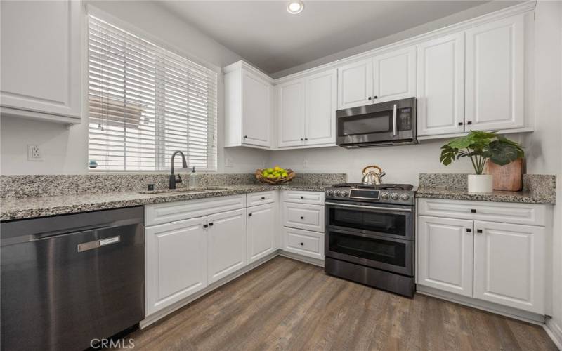 Your modern kitchen with a view to your private patio