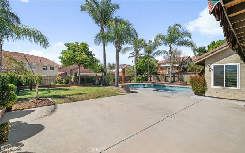 Huge Backyard and Patio