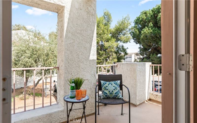 Balcony off of Guest Bedroom