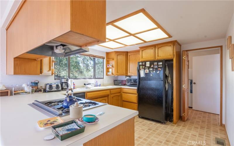 Kitchen from dining area