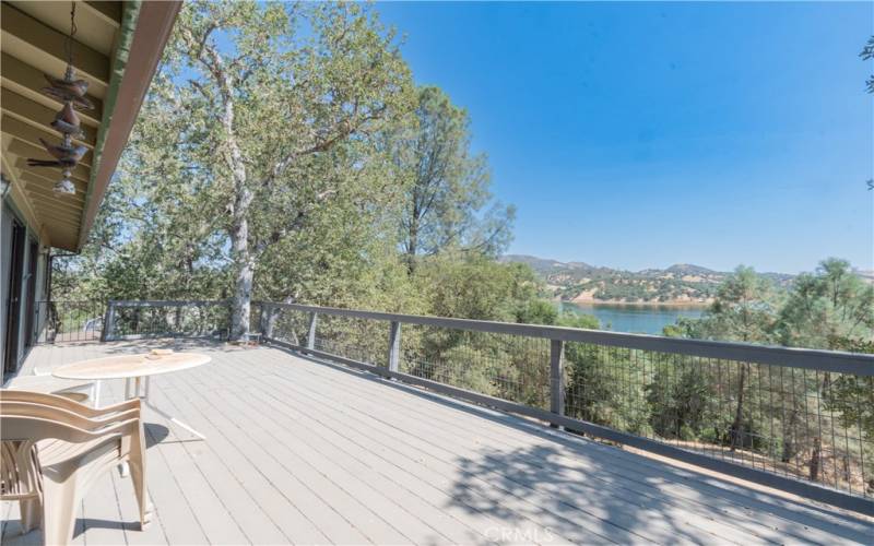 Lake views from deck