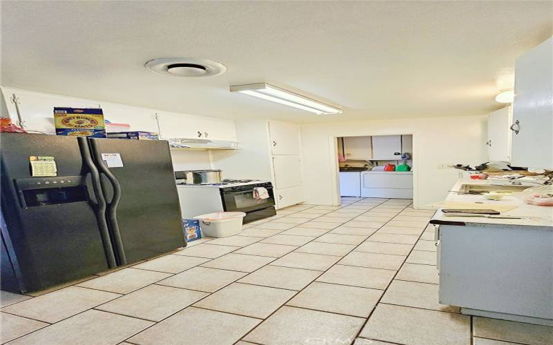 Kitchen/Laundry Room View