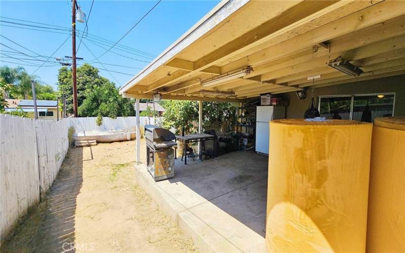 Covered Patio/Backyard Stage View