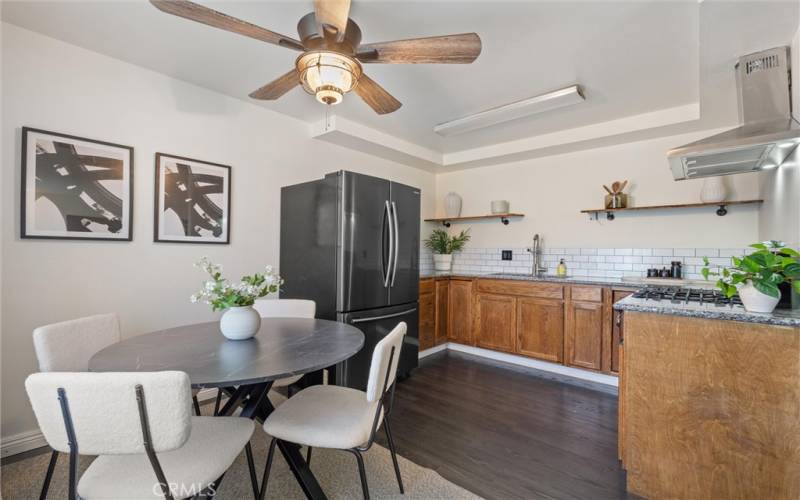 Kitchen with updated appliances