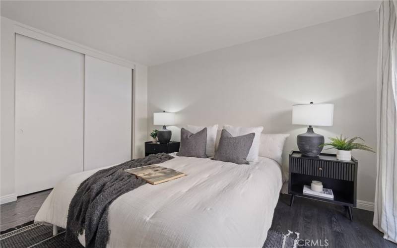 Primary bedroom with closet