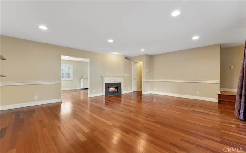 Living Room with Fireplace