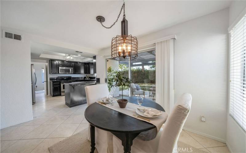 Dinning Area off Kitchen