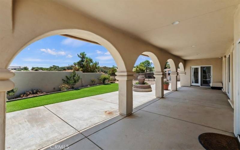 Patio to master entry