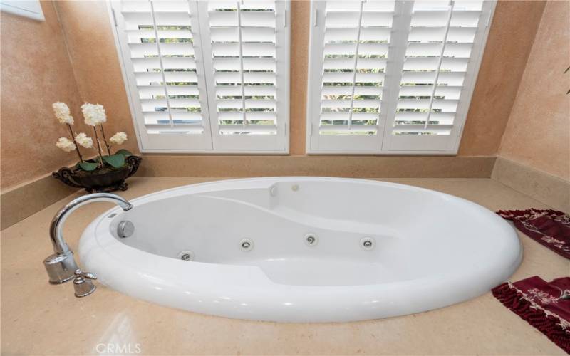 Whirlpool Tub in Primary Bathroom