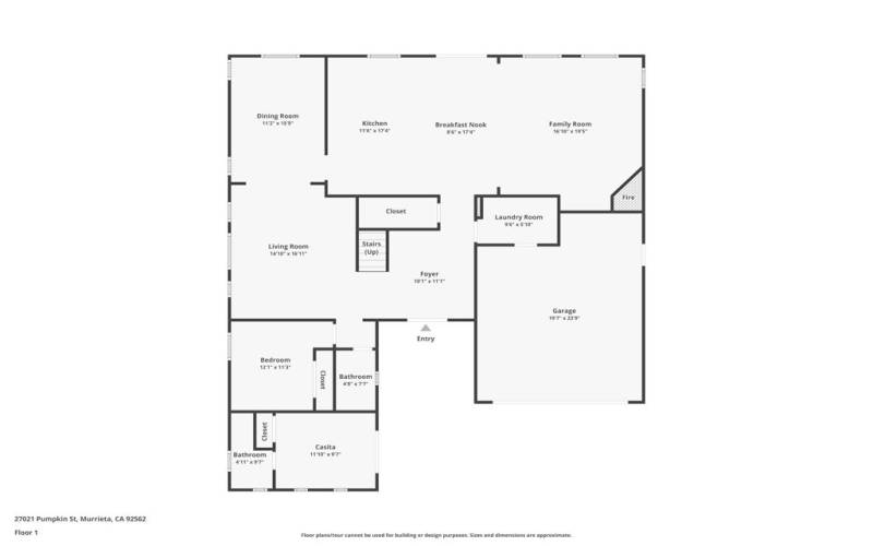 1st Story Floor plan