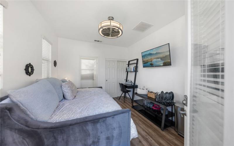 Casita(bedroom#5) with attached bath- separate double door entrance off of driveway