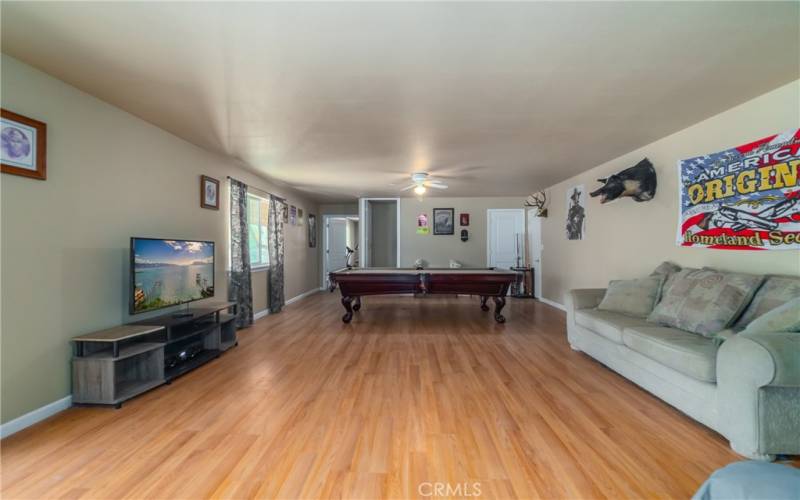 Downstairs Gameroom/Family Room