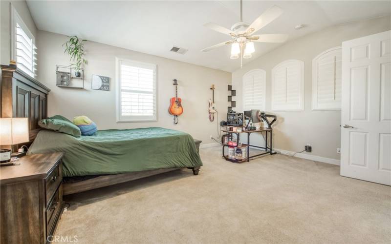 Upstairs bonus room being used as a 4th bedroom